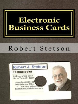 cover image of ELECTRONIC BUSINESS CARDS